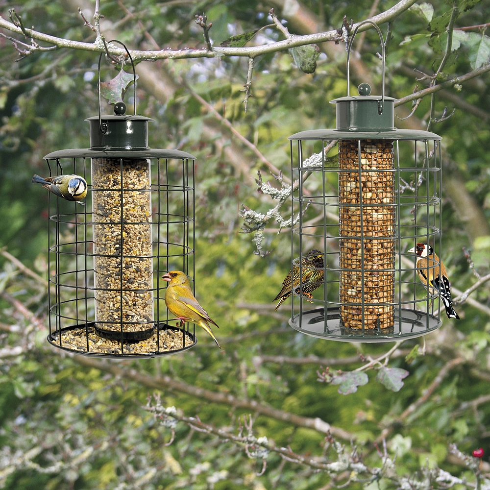 Large Seed & Nut Bird Feeder Pack Of Two | Van Meuwen