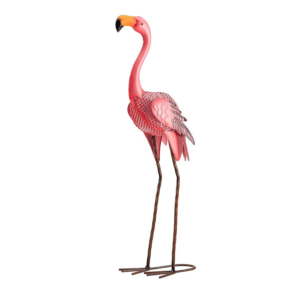 Garden Gear Metal Flamingo Garden Ornament | Van Meuwen